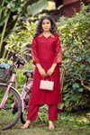 Barbie By Ossm Viscose Berlin Silk Co Ord Set Suppliers In India
